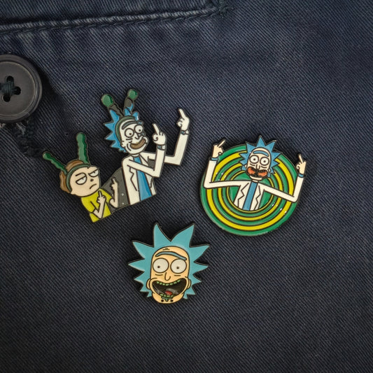 Rick and Morty Enamel Pins